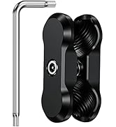 BRCOVAN Aluminum Alloy Anti-Theft Double Socket Arm Compatible with RAM Mounts B Size 1'' Ball Co...