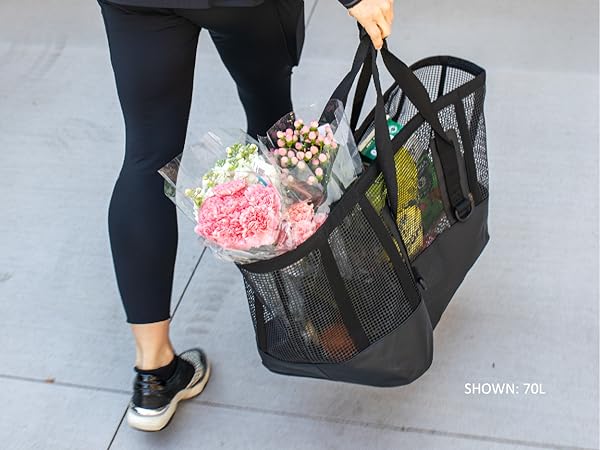 Mission CASSI Gear Tote Walking Into House