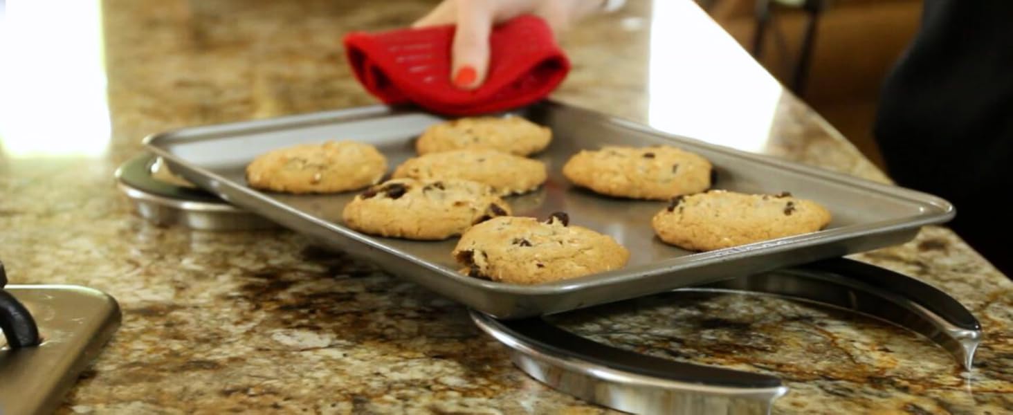 expandable trivet, dual trivet, cookie sheet cooling rack