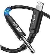 JSAUX Lightning to 3.5mm Audio Cable 6FT, [Apple MFi Certified] iPhone Headphones Jack Lightning ...