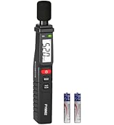 Mastfuyi Decibel Meter, Sound Level Meter Portable, Digital SPL Meter 30-130dB with A Weighted, F...