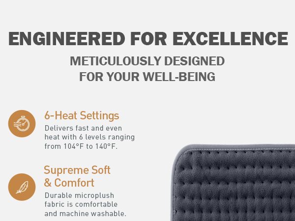 heating pad for back