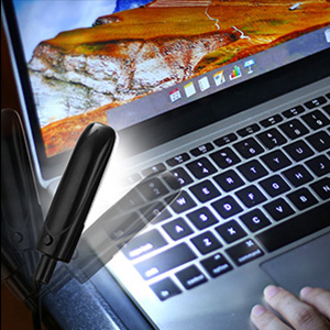 laptop table with light