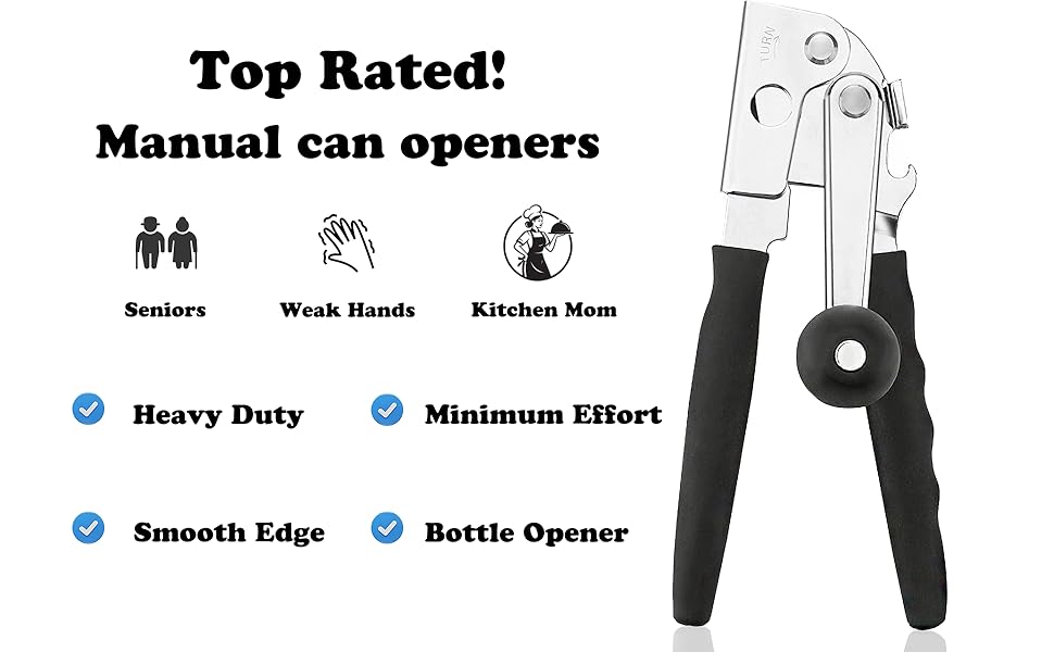 top rated manual can opener