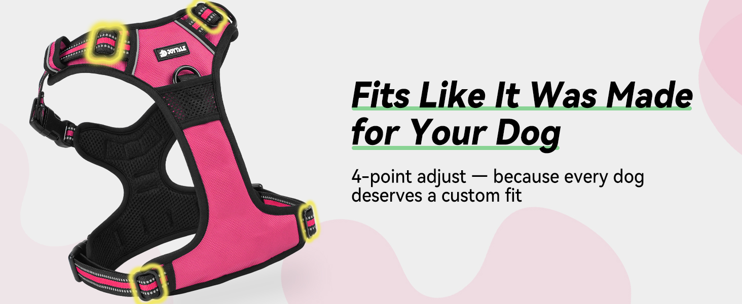 adjustable dog harness