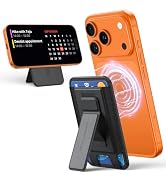 OMOTON for MagSafe Wallet, 5 Card Holder with Kickstand, Super Slim Magnetic Wallet for iPhone 17...