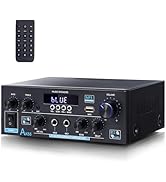 Woopker AK55 Bluetooth 5.0 Amplifier Home Audio,2.0 Channel Max 450W Power Stereo Amplifier Recei...