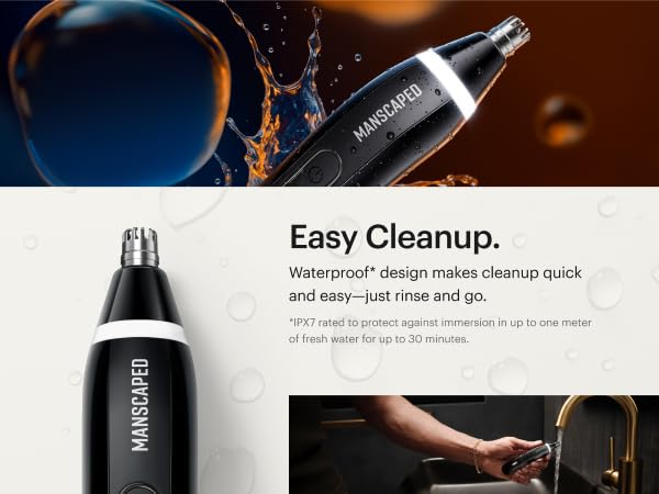 manscaped weed whacker nose ear hair trimmer eyebrow mens