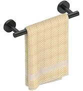 FORIOUS Towel Bar Wall Mounted, 12 Inch Stainless Steel Towel Racks for Bathroom, Includes Wall M...