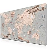 Samgula Gaming Mouse Pad Retro Long Mousepad, Large Desk Pads Computer Desk Mat, The Desk Pad Non...