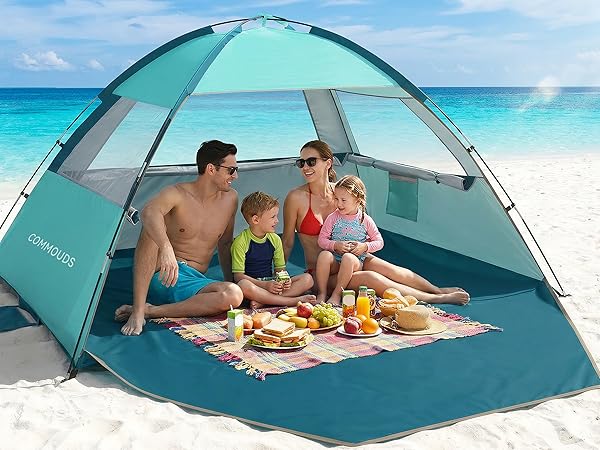beach shade for family