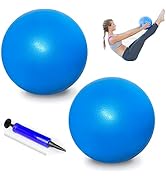 PALLOTH Pilates Ball 9 Inches Core Ball with Pump, Mini Exercise Ball, Small Exercise Ball for Pi...