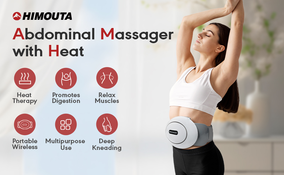 HIMOUTA Abdominal Massager with Heat