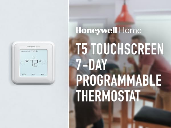 White T5 Touchscreen Thermostat