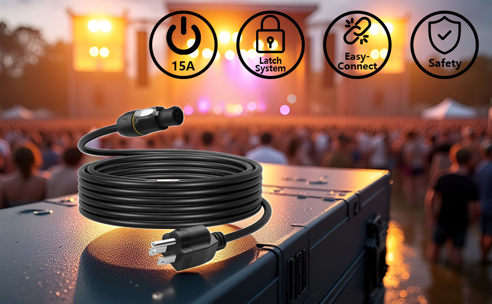 stage light power cord