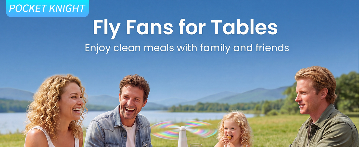 Fly fans for tables
