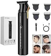 KOMINGDON Hair Trimmer for Men,Professional Barber Trimmer,Cordless T-Blade Hair Clippers Precisi...
