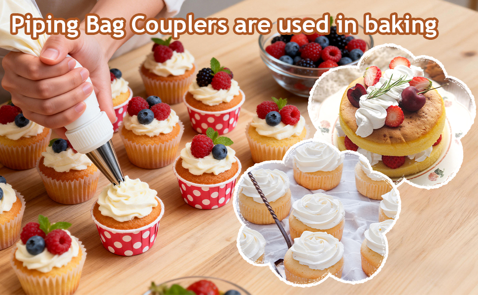12 Pack Piping Bag Couplers