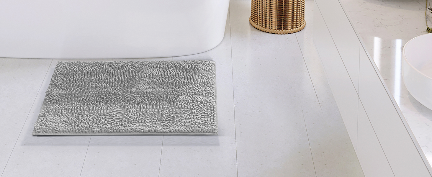 HH Chenille Bathroom Rug