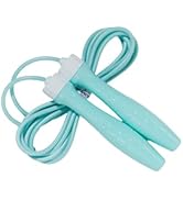 Jump Rope for Kids (Crystal &amp; Gold Series) – Durable PVC Jump Rope for Kids Ages 6-12 – Lightweig...