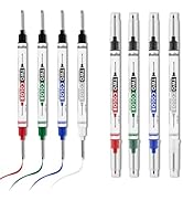 LYXMYGS 8 PCS Long Head Deep Hole Marker Pens,20mm Long Nib Marker, Longs Nose Markers, Waterproo...