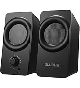 Bluedee Computer Speakers for Desktop PC, Dual Driver PC Speakers with RGB Lights, Plug &amp; Play Co...