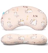 BYRIVER 35" Small Body Pillow for Kids Girls with Washable Cute Kitten Cotton Pilllow Cover, Gift...