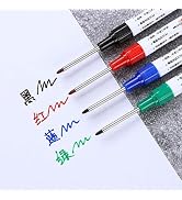 4Pcs Multi-Purpose Deep Hole Marker Pens, nib Marker,Long Nose Markers Waterproof Colorful Carpen...