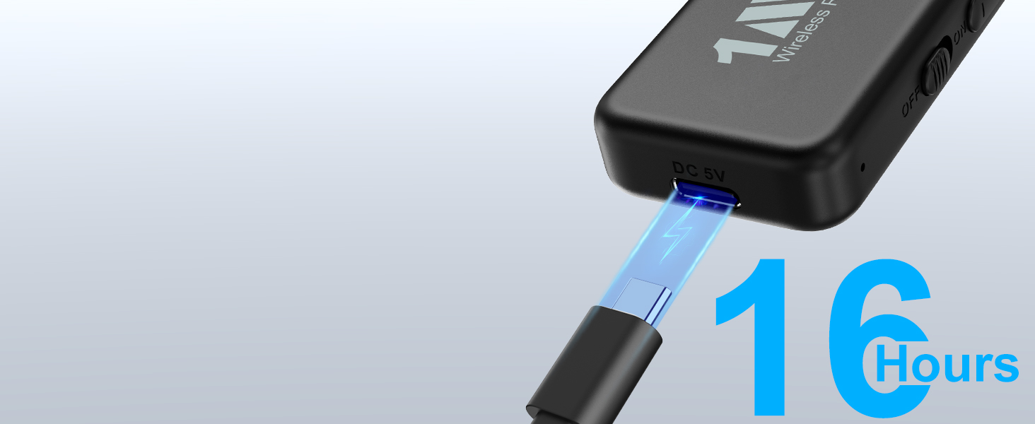 long battery wireless receiver