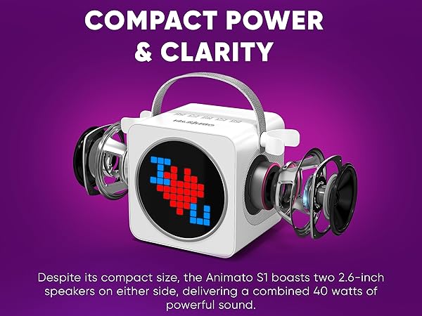 bluetooth speaker system karaoke machine with screen lyrics display speaker system