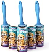 POPCHOSE Lint Roller, 600-Sheet Extra Sticky Lint Rollers for Pet Hair, 3 Handles &amp; 6 Sticky Roll...