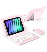 EAMPANG Universal Bluetooth Keyboard and Case for Tablet/Phone/Laptop,Wireless Portable Slim Keyp...