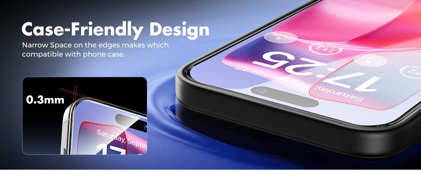 UNBREAKcable iPhone 16 Pro Screen Protector Tempered Glass