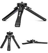 Zeadio Metal Camera Mini Tripod, Adjustable Heights Desktop Vlog Tripod Stand, Fits for Smooth 4,...