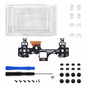 Whole Tactile Clicky Hair Trigger Kit for PS4 Controller Shoulder Buttons