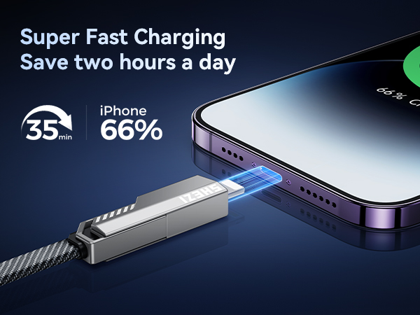 Multi 4 in 1 USB C to Charging Cable