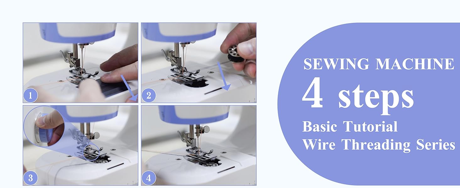 SEWING MACHINE 4 steps