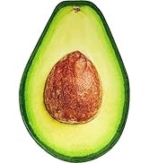 Vessia Avocado Throw Blanket(Green), Realistic Funny Food Blanket for Adults and Kids, 300GSM Nov...
