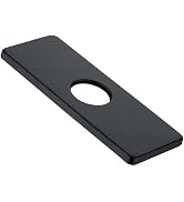 GZJoSum 6 Inch Sink Hole Cover Deck Plate, Faucet Hole Cover Plate for 1-3 Hole Bathroom Mixer Ta...