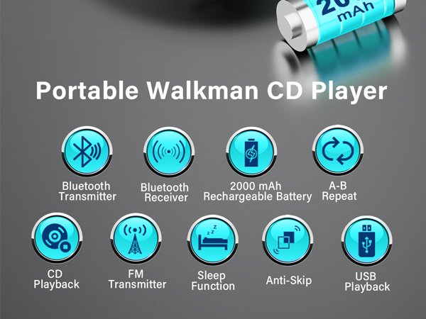 rechargeable CD Player