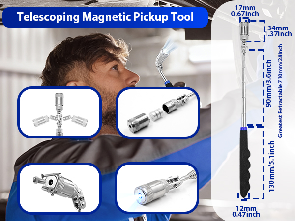 Telescoping Magnetic Pickup Tool