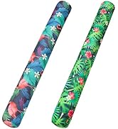 FindUWill Inflatable Swim Pool Noodles, 2 Pack Soft Fabric Covered Large Swim Noodles, Premium Bu...