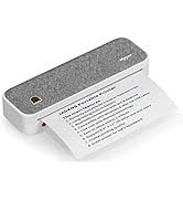 JADENS Wireless Portable Printer - Supports 8.26"x11.69" US Letter, Inkless Mobile Printer Compat...