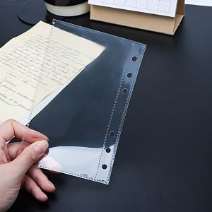 A6 1-Pocket Single Layer Sheet Protectors Binder Sleeves