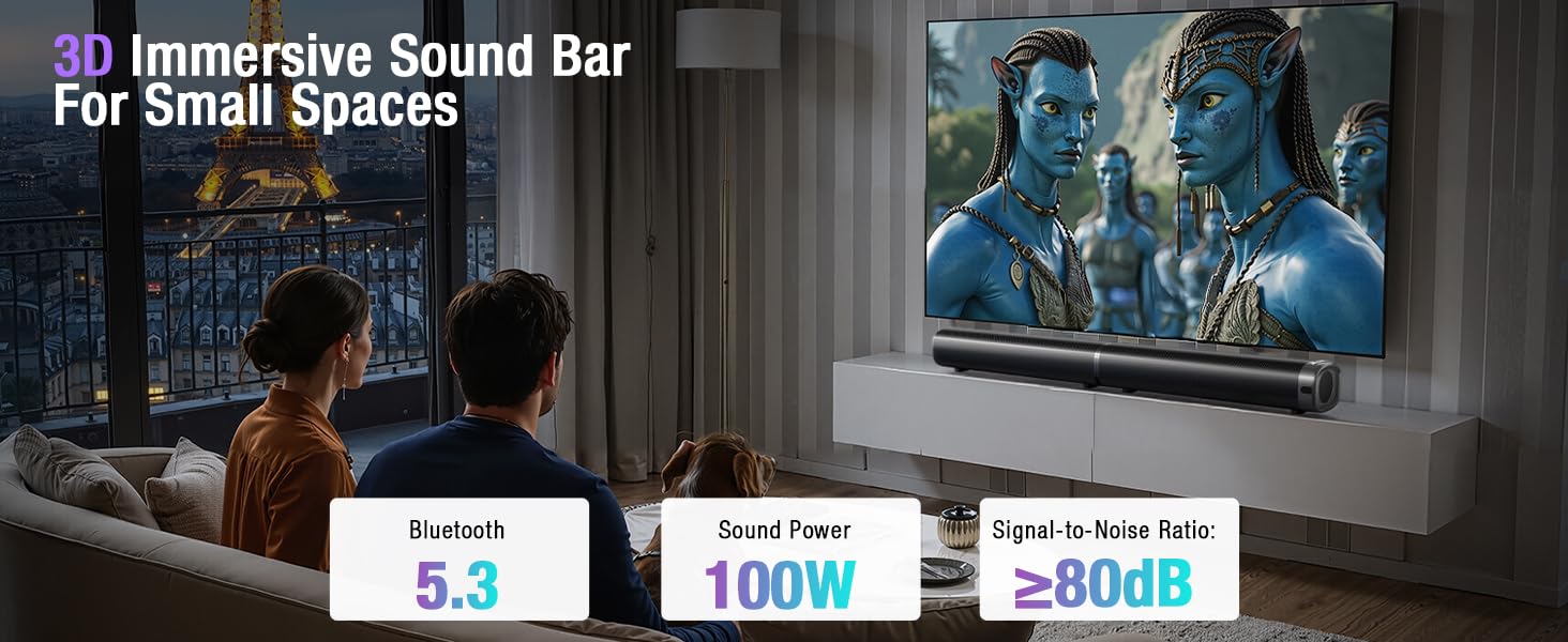 sound bar for smart tv