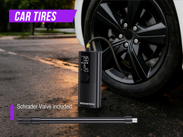 portable tire inflator for car tires