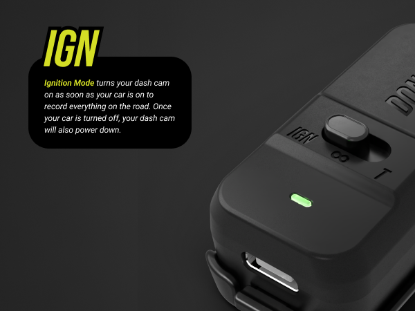 Dongar PRO Parking Mode Dash Cam Power Adapter