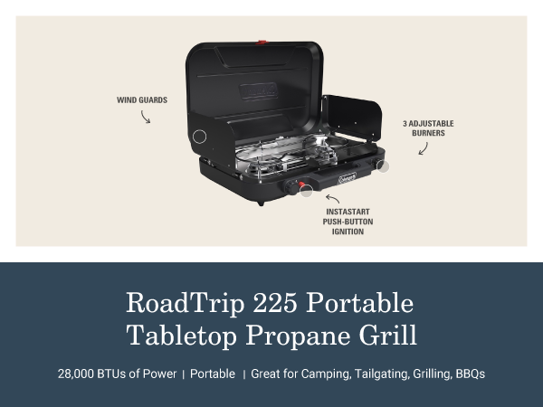 coleman classic three burner propane camping stove portable camping tailgate grill bbq wind guard