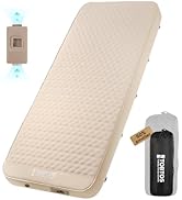 TOBTOS 4" Thick Self Inflating Sleeping Pad with Electric Pump, 60s Inflate Ultra-Compressible Co...