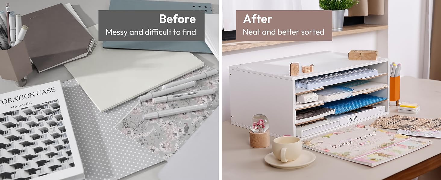 desk paper organizer